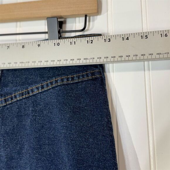 Vintage Y2K Forever 21 Dark Wash Denim Maxi Skirt USA Made Small Cottagecore - Picture 6 of 6